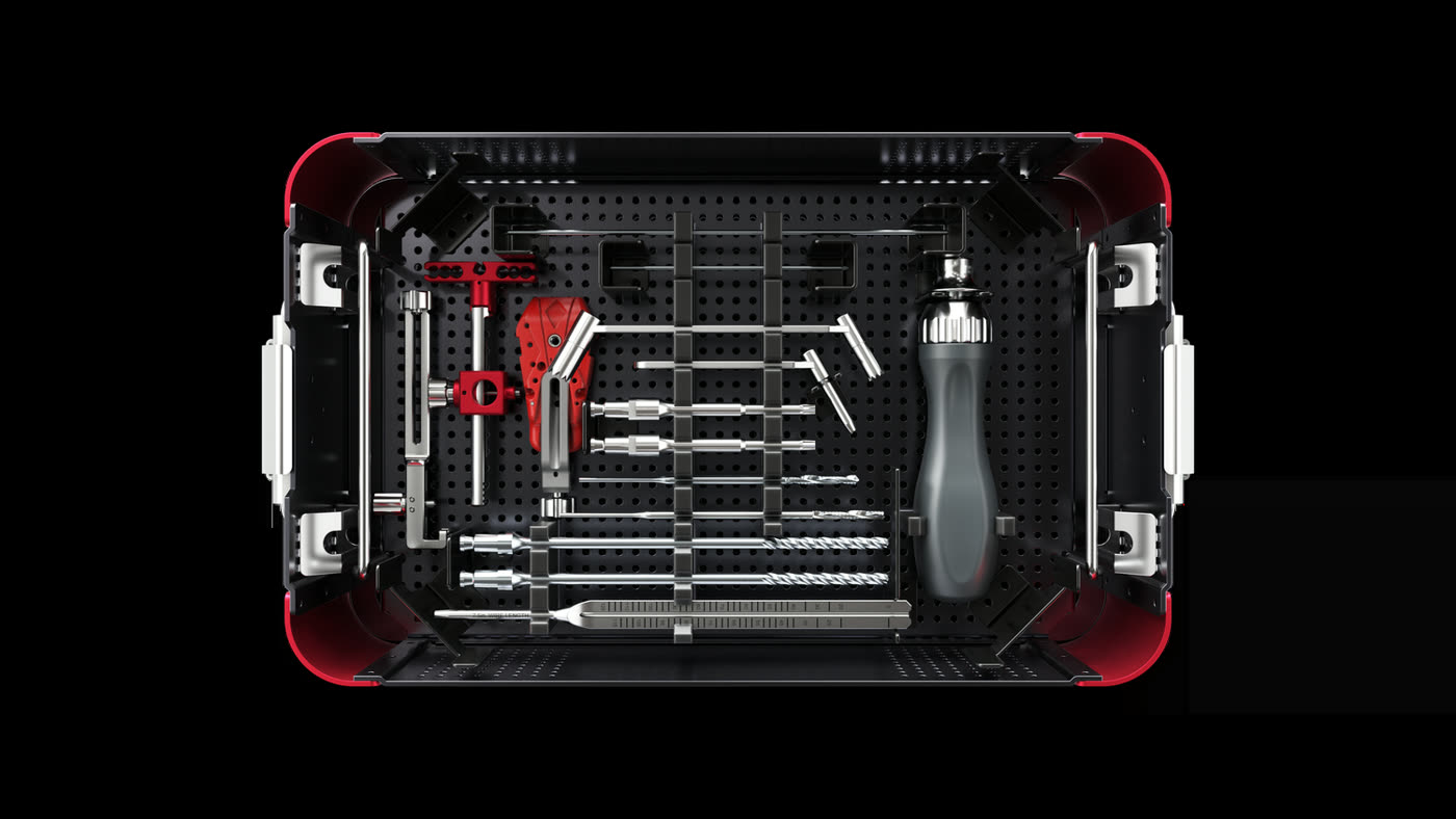 Instrument tray layout